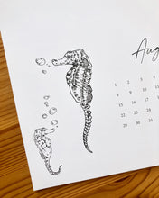 Lade das Bild in den Galerie-Viewer, Zum Ausdrucken zeitloser Insel Hiddensee Bastelkalender für eigene Fotos