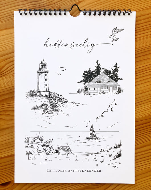 Hiddensee-Bastelkalender für Deine Fotos (immerwährend)